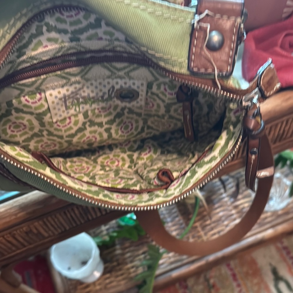 Fossil Green and Brown Women's Bag - Picture 10 of 14